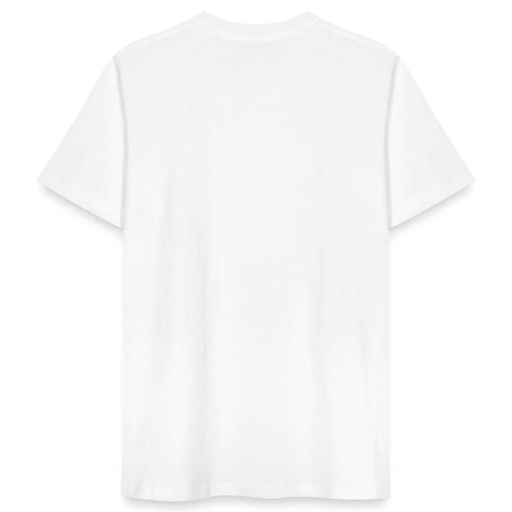 Life Beyond Unisex T-Shirt – Minimalistisch, nachhaltig, bedeutungsvoll. - Weiß