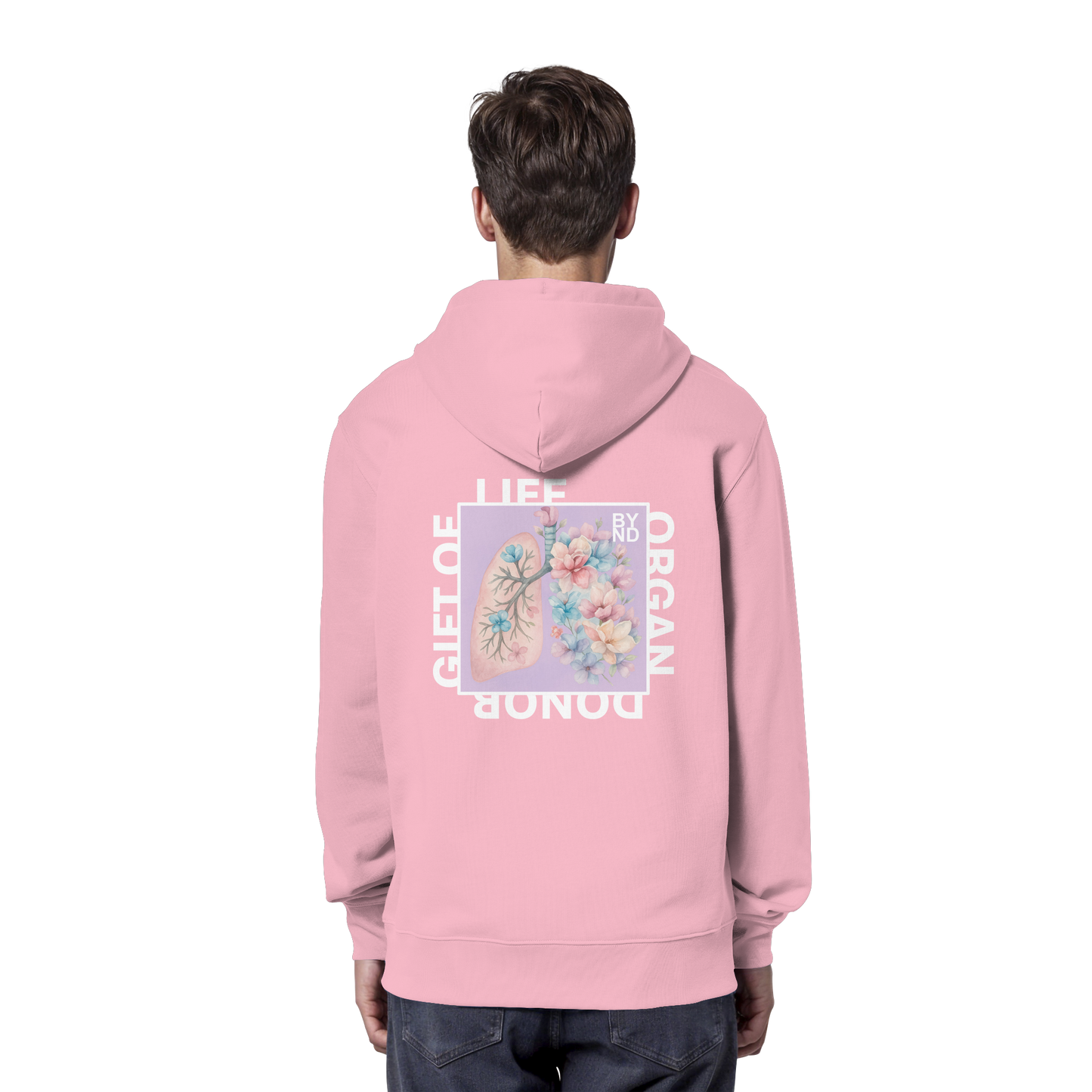 Life Beyond Unisex Hoodie – Full Print auf dem Rücken
