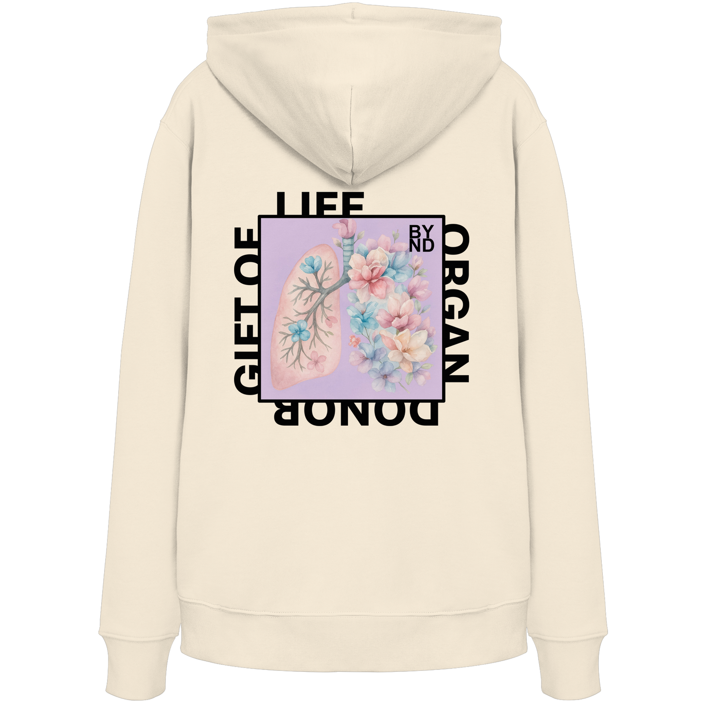 Life Beyond Unisex Hoodie – Full Print auf dem Rücken