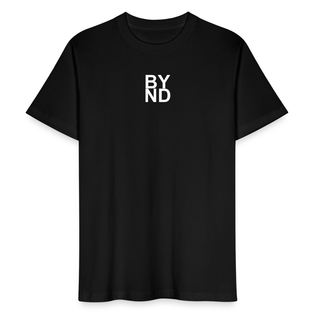 Life Beyond Unisex T-Shirt – Minimalistisch, nachhaltig, bedeutungsvoll. - Schwarz