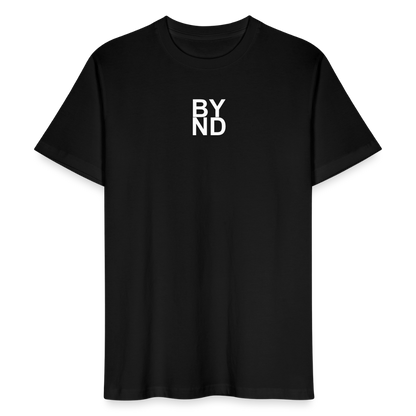 Life Beyond Unisex T-Shirt – Minimalistisch, nachhaltig, bedeutungsvoll. - Schwarz