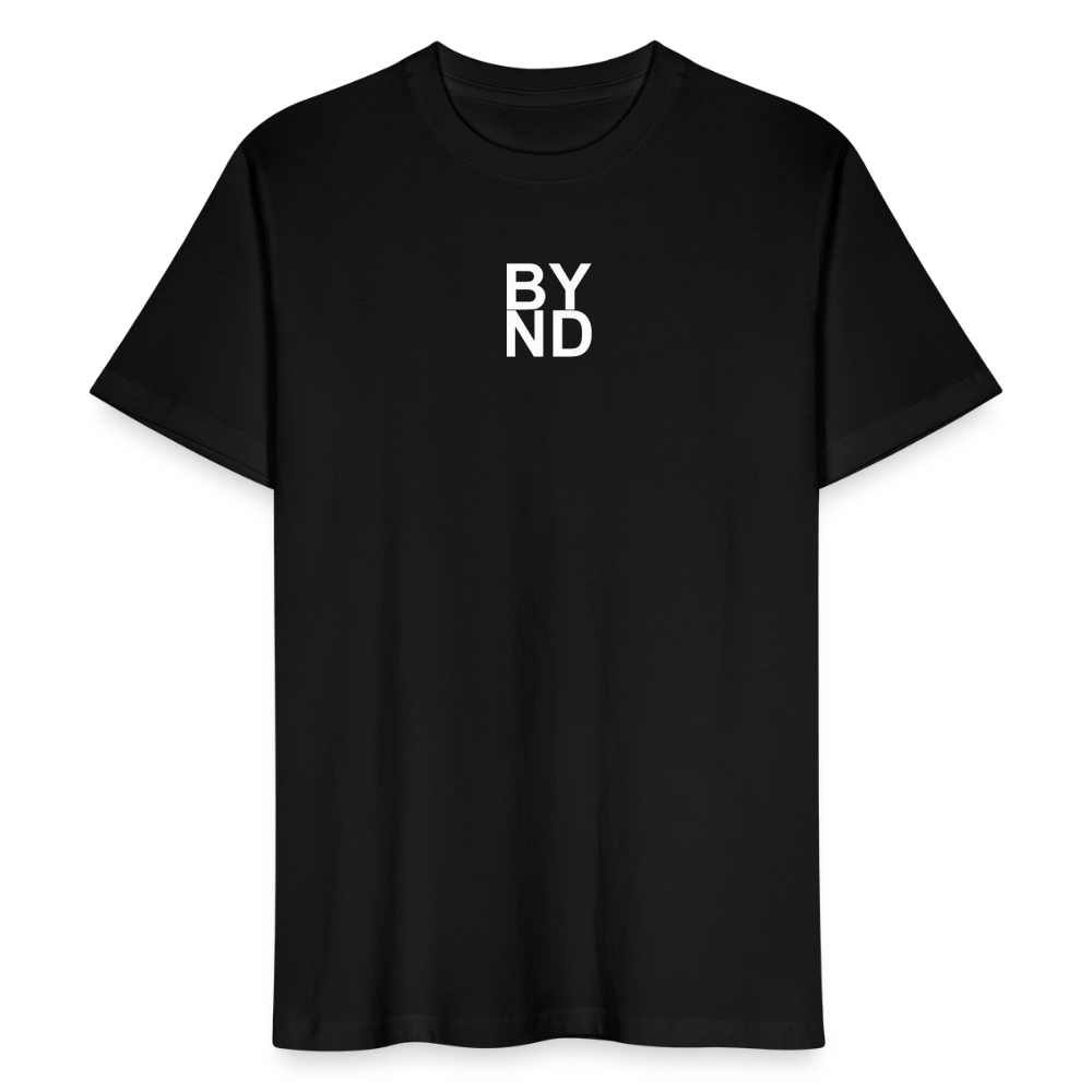 Life Beyond Unisex T-Shirt – Minimalistisch, nachhaltig, bedeutungsvoll. - Schwarz