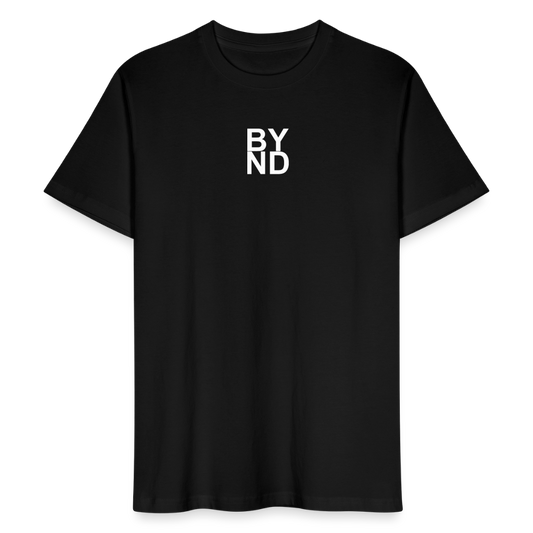 Life Beyond Unisex T-Shirt – Minimalistisch, nachhaltig, bedeutungsvoll. - Schwarz
