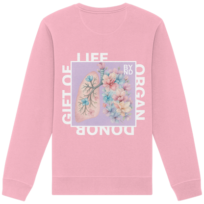 Life Beyond Unisex Sweatshirt mit Rundausschnitt  – Full Print auf dem Rücken